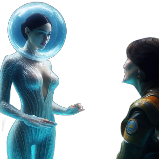 concept art, comic book art, fantasy art, 3d render transparent PNG cut-out