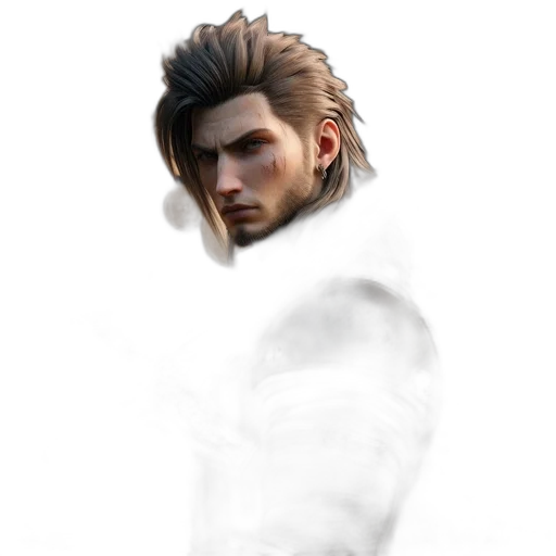 face, hair, dragon, creature transparent PNG cut-out
