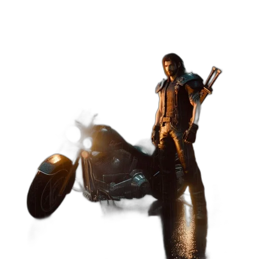 weapon, jacket, robot, concept art transparent PNG cut-out