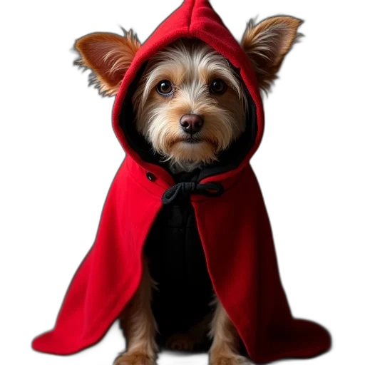 animal, jacket, staff, photorealistic transparent PNG cut-out