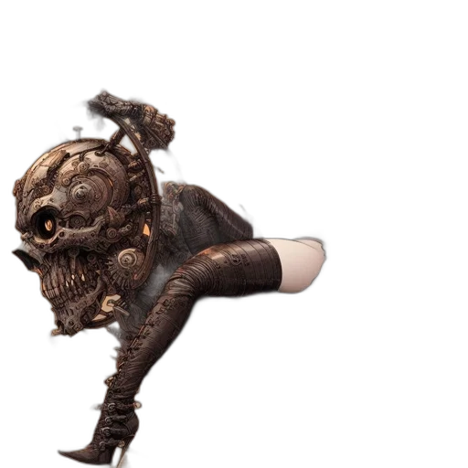 creature, mask, staff, animal transparent PNG cut-out