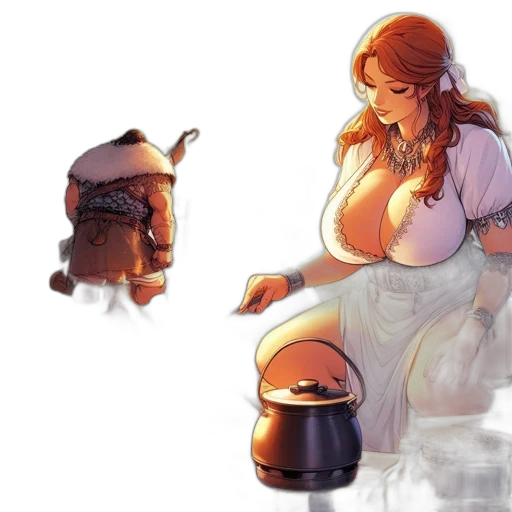 dress, food, robot, bottle transparent PNG cut-out