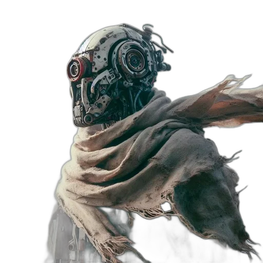 mask, robot, creature, face transparent PNG cut-out