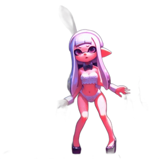 creature, dress, weapon, staff transparent PNG cut-out