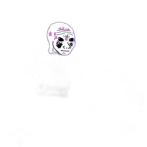 face, creature, staff, mask transparent PNG cut-out