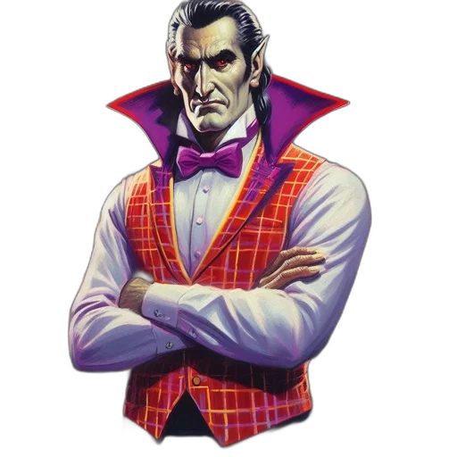 jacket, staff, face, comic book art transparent PNG cut-out
