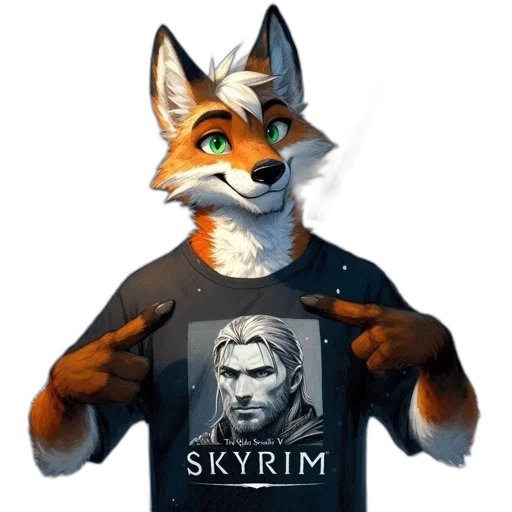 jacket, staff, animal, creature transparent PNG cut-out