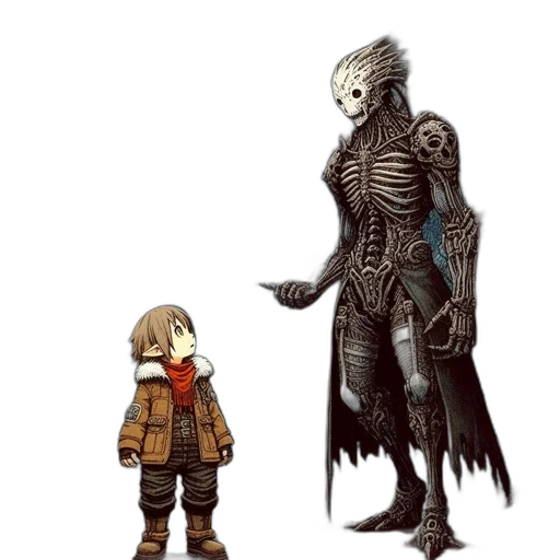 creature, concept art, fantasy art, pixel art transparent PNG cut-out