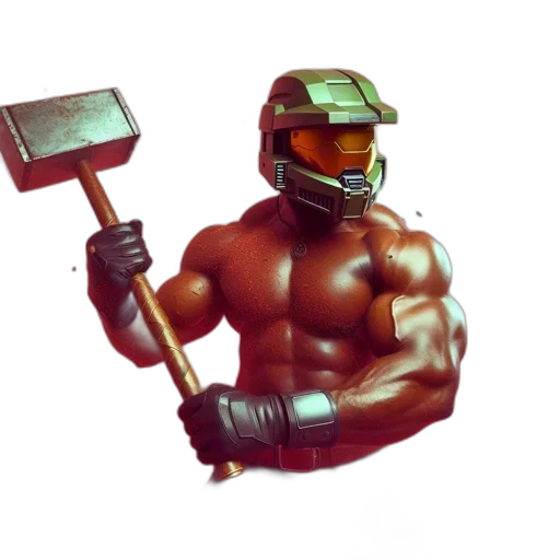 robot, weapon, staff, sword transparent PNG cut-out