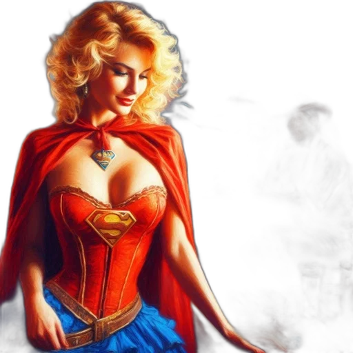 dress, comic book art, fantasy art, concept art transparent PNG cut-out