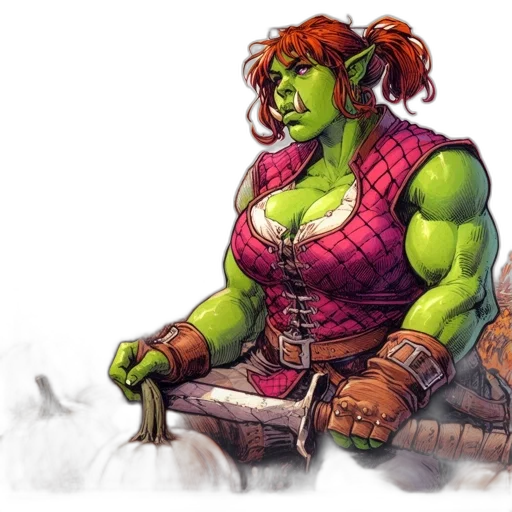 comic book art, concept art, fantasy art, pixel art transparent PNG cut-out
