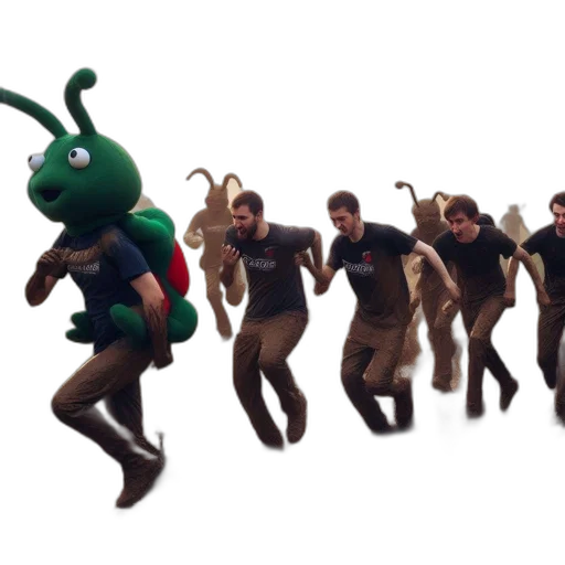 creature, staff, robot, animal transparent PNG cut-out