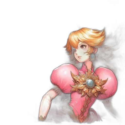 flower, crown, weapon, dress transparent PNG cut-out
