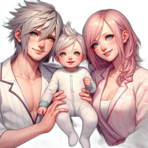pixel art, watercolor, concept art, anime transparent PNG cut-out