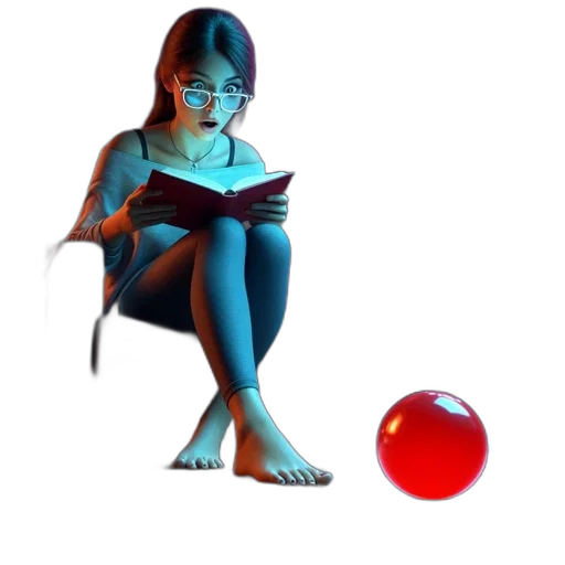 3d render, fantasy art, concept art, comic book art transparent PNG cut-out