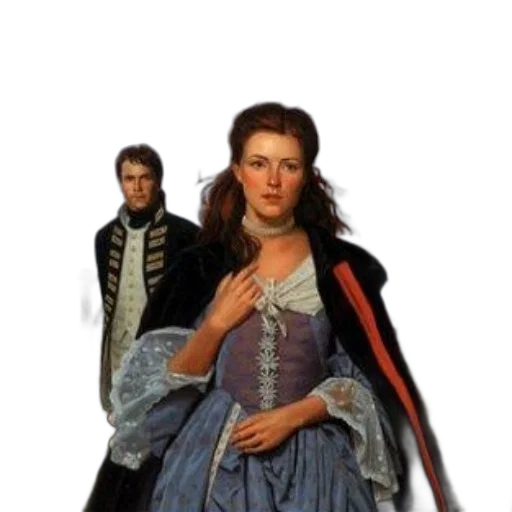 jacket, dress, crown, staff transparent PNG cut-out