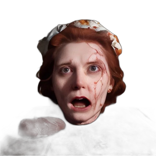 face, creature, mask, staff transparent PNG cut-out