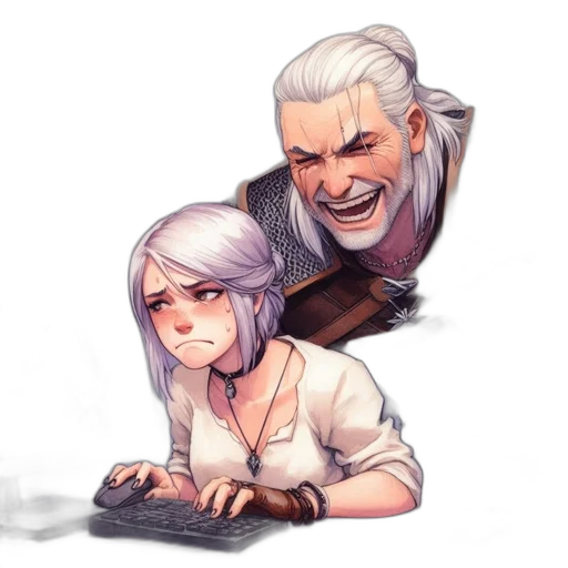 staff, face, concept art, fantasy art transparent PNG cut-out