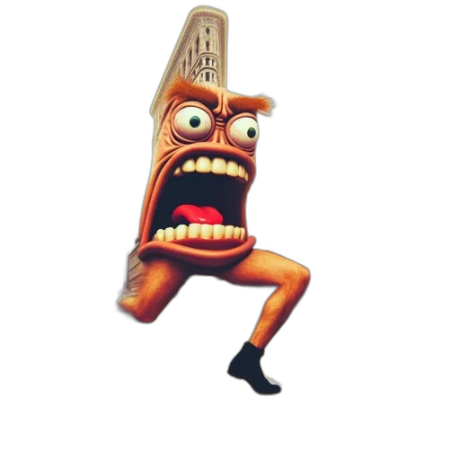 creature, face, robot, staff transparent PNG cut-out