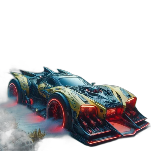 car, weapon, dragon, concept art transparent PNG cut-out