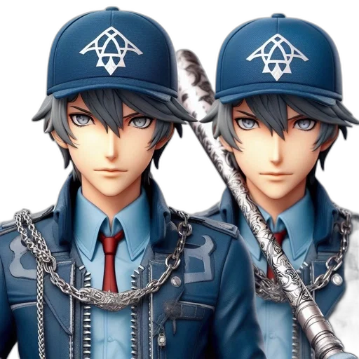 hat, staff, 3d render, concept art transparent PNG cut-out