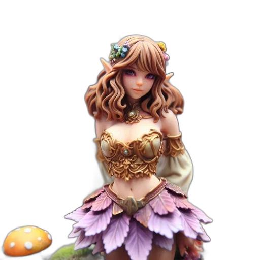 dress, fantasy art, 3d render, concept art transparent PNG cut-out