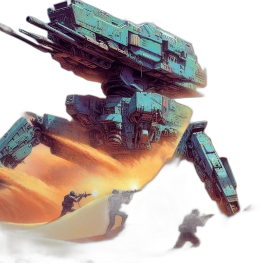 robot, weapon, dragon, concept art transparent PNG cut-out