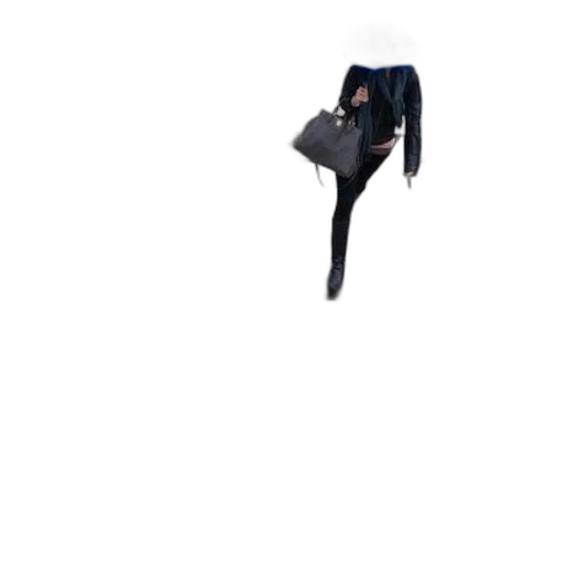 umbrella, shoes, hat, staff transparent PNG cut-out
