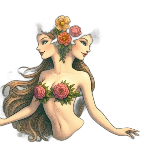 crown, dress, flower, jewelry transparent PNG cut-out