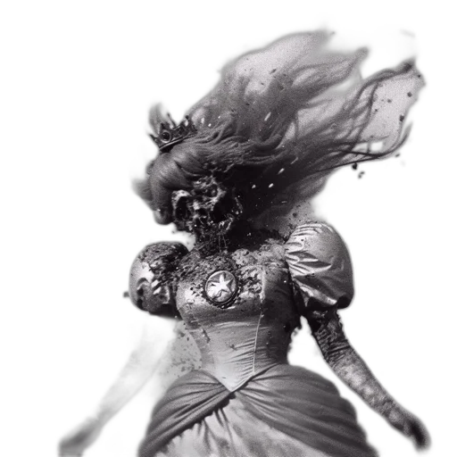mask, dress, creature, crown transparent PNG cut-out