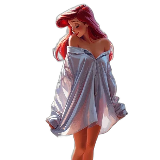 dress, 3d render, concept art, photorealistic transparent PNG cut-out