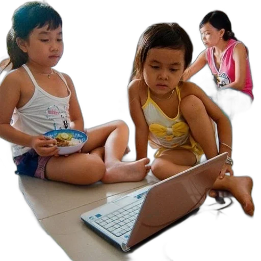 3d render, photorealistic, two, young transparent PNG cut-out