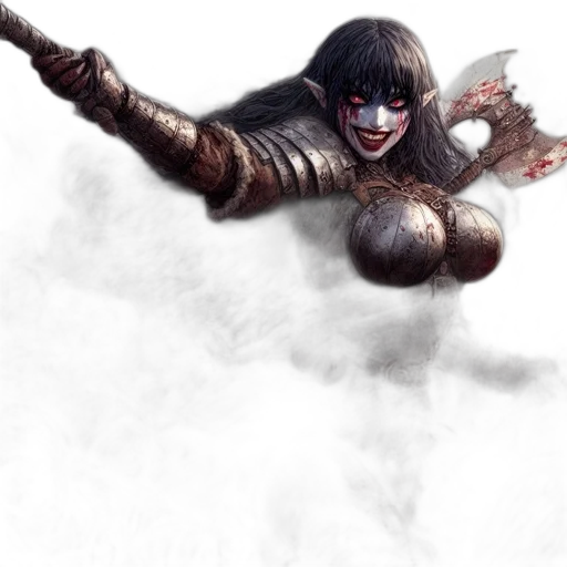 weapon, sword, staff, fantasy art transparent PNG cut-out