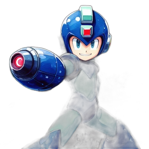 robot, weapon, staff, bottle transparent PNG cut-out