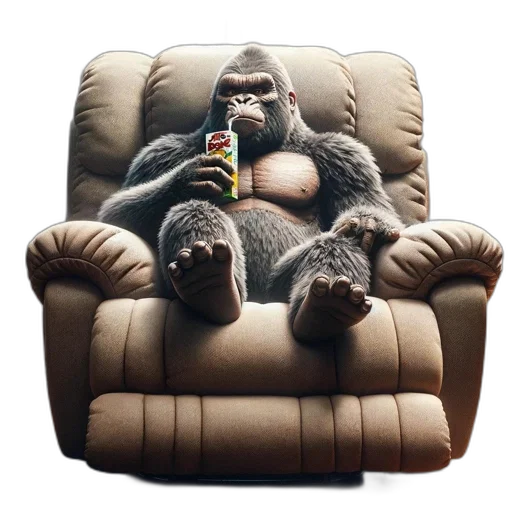 furniture, animal, jacket, 3d render transparent PNG cut-out