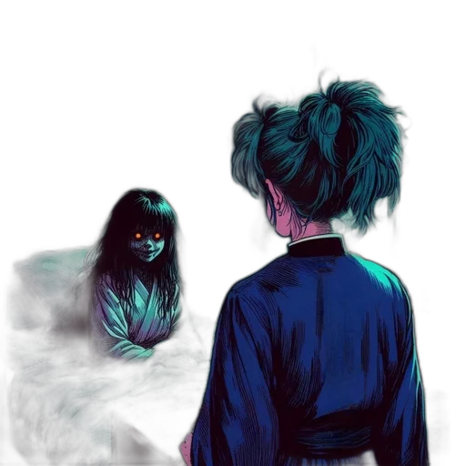 mask, hair, creature, face transparent PNG cut-out