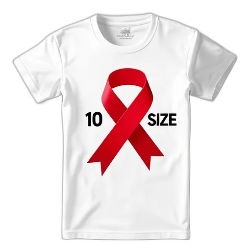white, t-shirt, large, red transparent PNG cut-out