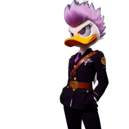 jacket, staff, animal, weapon transparent PNG cut-out