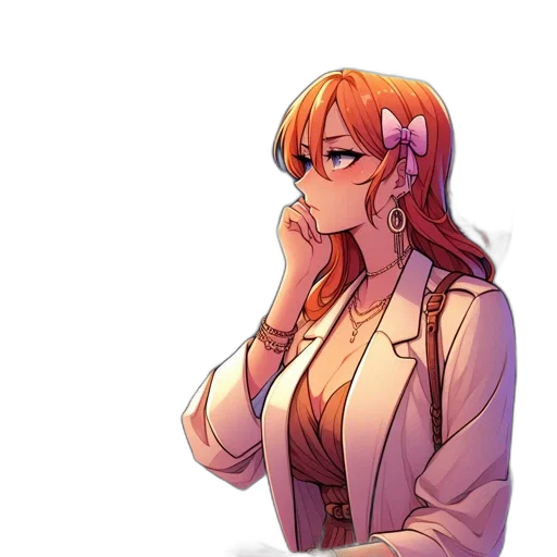 jacket, staff, face, dress transparent PNG cut-out