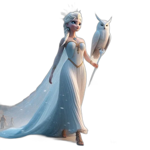 dress, concept art, fantasy art, 3d render transparent PNG cut-out