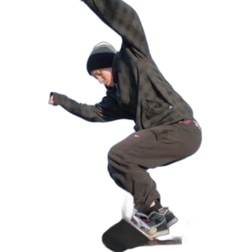 jacket, staff, creature, shoes transparent PNG cut-out