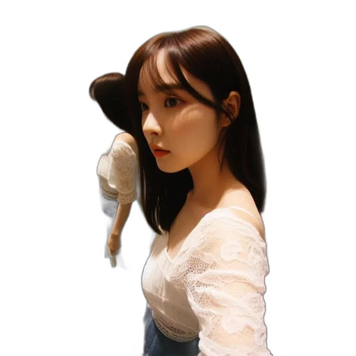dress, face, staff, robot transparent PNG cut-out