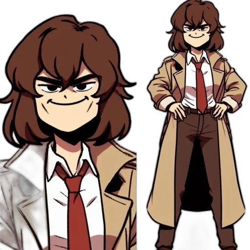 jacket, staff, cartoon, concept art transparent PNG cut-out