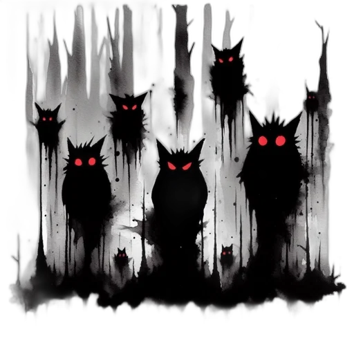 creature, staff, mask, animal transparent PNG cut-out