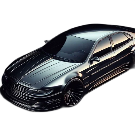 car, 3d render, photorealistic, concept art transparent PNG cut-out