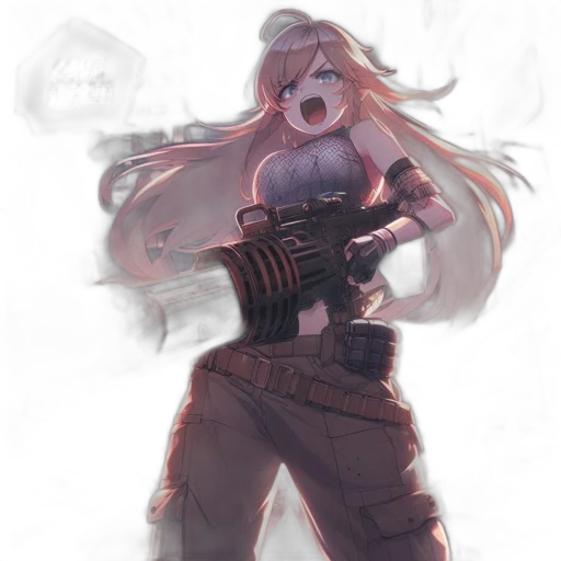 weapon, sword, robot, staff transparent PNG cut-out
