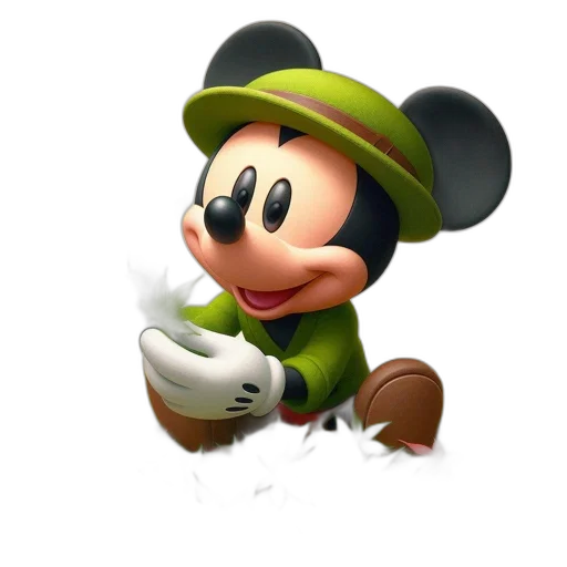 staff, hat, animal, weapon transparent PNG cut-out