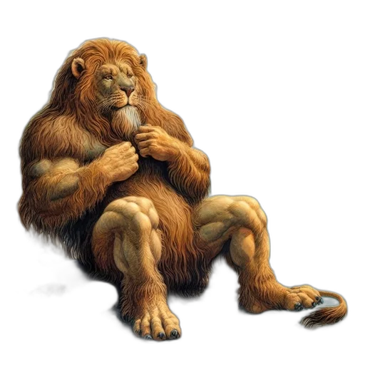 animal, creature, concept art, photorealistic transparent PNG cut-out