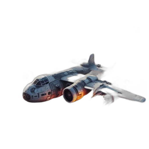weapon, dragon, 3d render, concept art transparent PNG cut-out