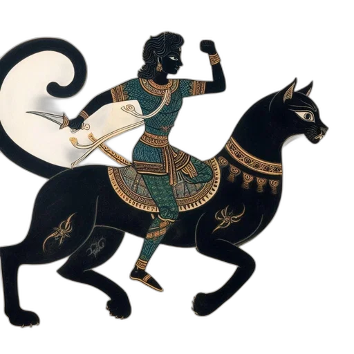 dragon, sword, staff, fantasy art transparent PNG cut-out